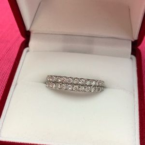 -SOLD ON INSTAGRAM- Half eternity diamond ring